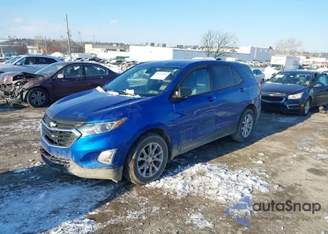 2019 Chevrolet Equinox Ls из США, поврежденный, VIN 3GNAXSEV4KS506966